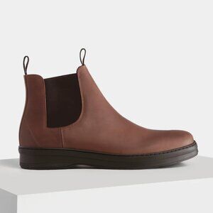Jack Erwin Rocco Brown Leather Chelsea Boots Sz 10